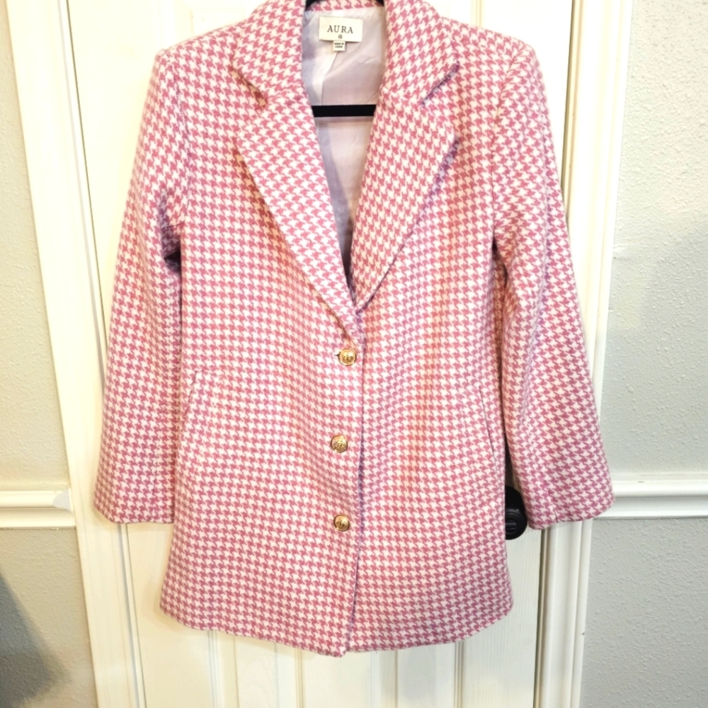 Women's Houndstooth Blazer Size XS